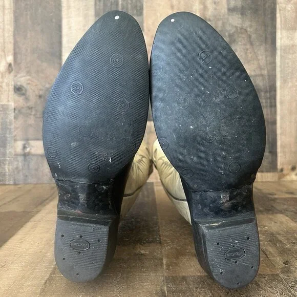 Nocona Vintage Western Cowboy Boots Mens 9 D